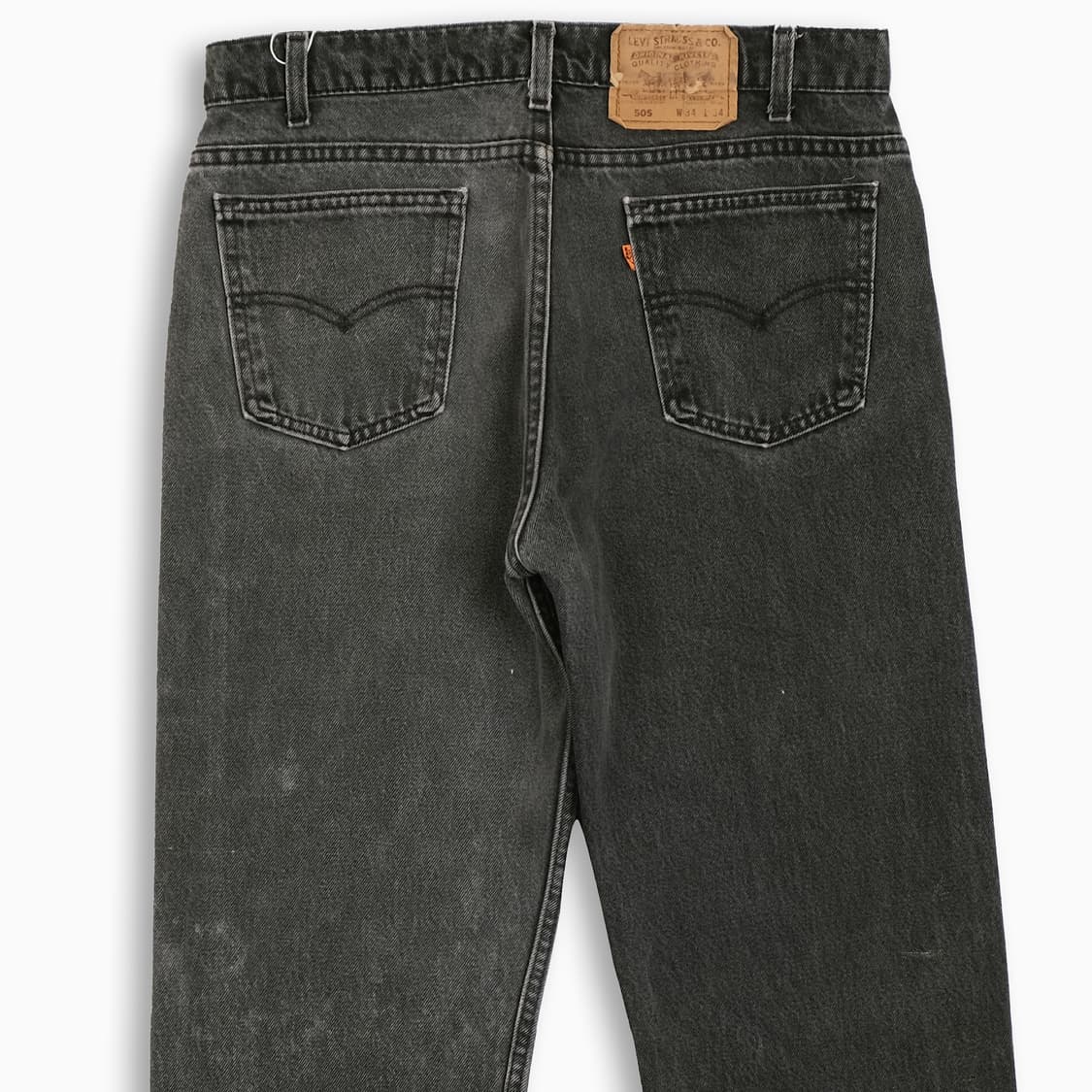 리바이스 505 오렌지탭 흑청 블랙진 90s USA OR50534138 상품이미지6