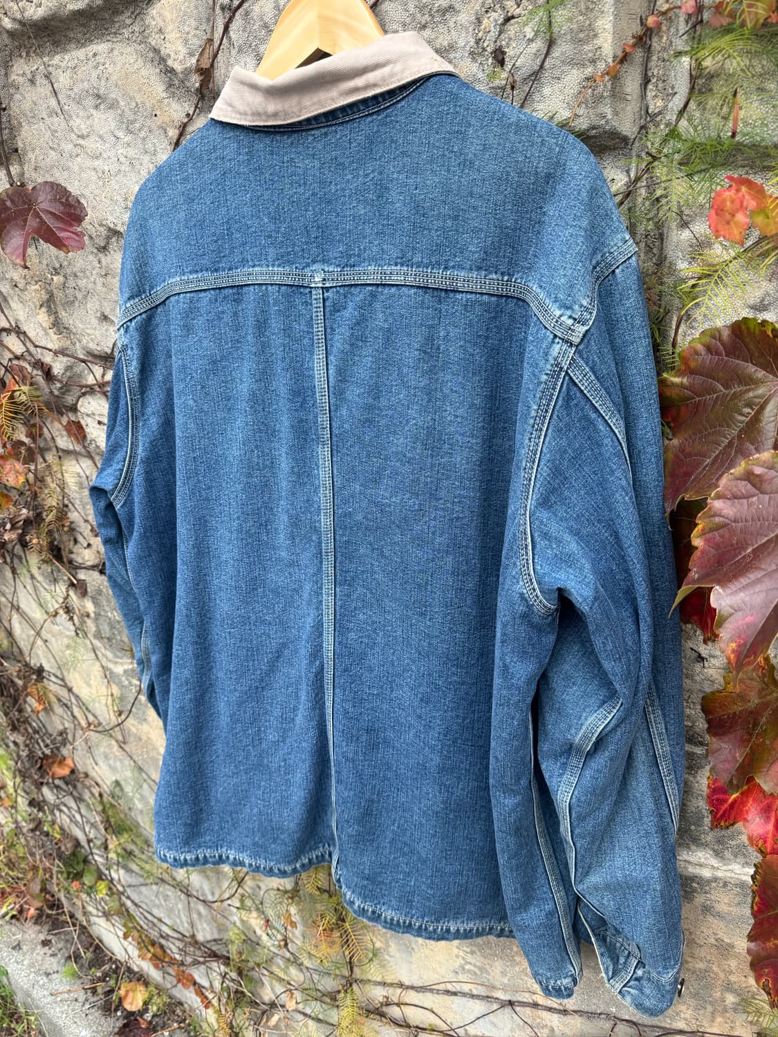 90s 리바이스 칼하트 트리플스티치 빈티지 데님 초어 자켓 상품이미지4