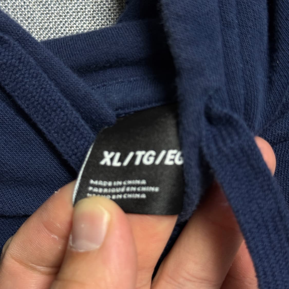 (헬스멋짐)언더아머 xl 네이비 후드티 XL 상품이미지3