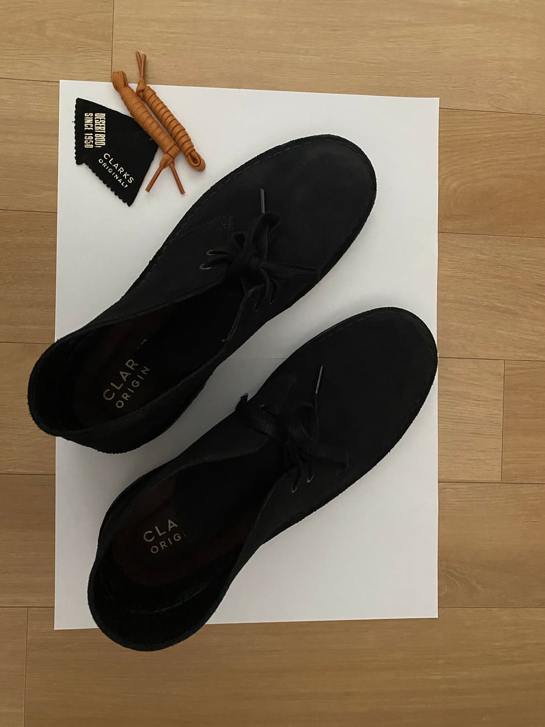 클락스 데저트 부츠 블랙 스웨이드 uk 7.5 상품이미지3