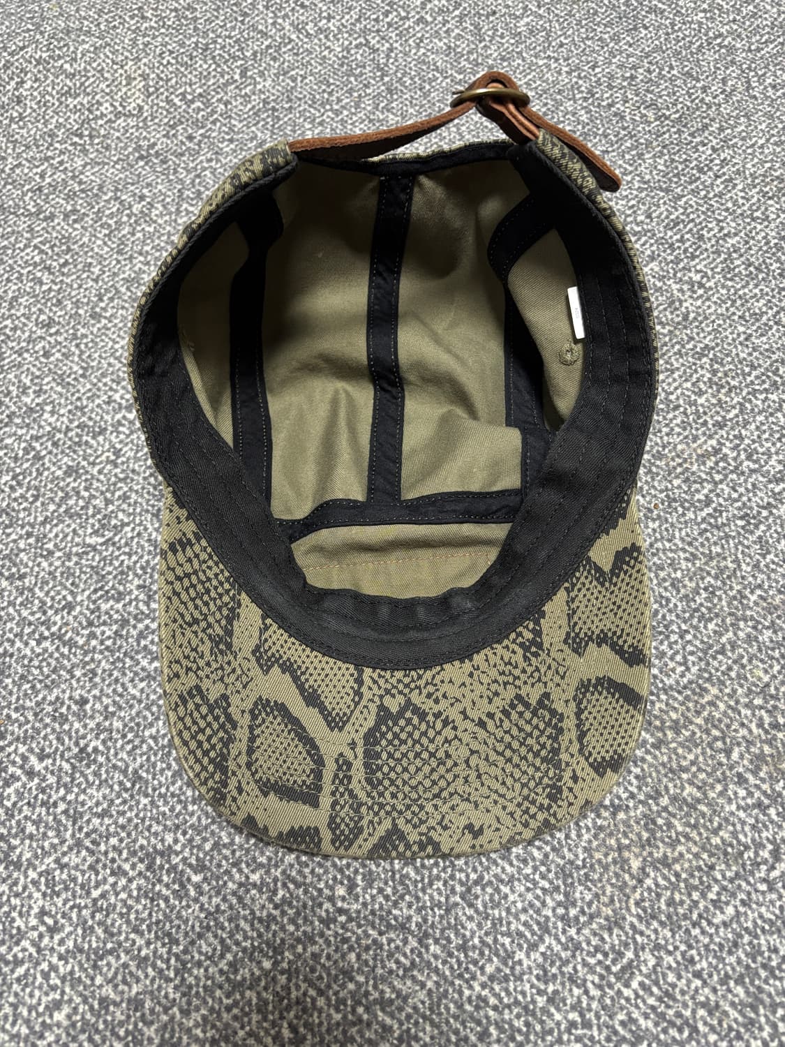 슈프림 워시드 치노 트윌 캠프캡 스네이크 상품이미지6