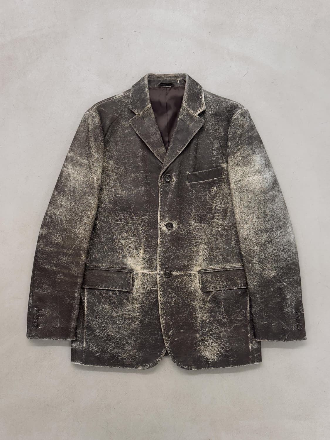 빈티지 레더 블레이저 상품이미지1