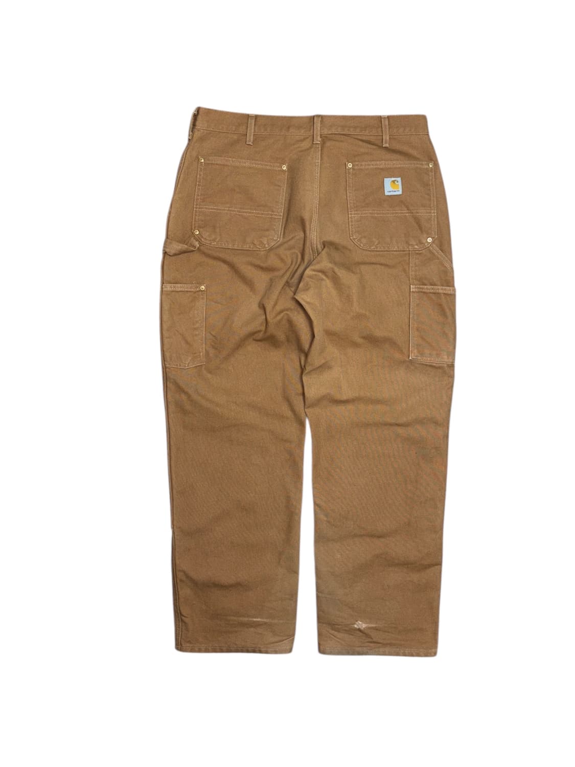 칼하트 b01 빈티지 더블니 카펜터 브라운 워크팬츠 made in usa 상품이미지6
