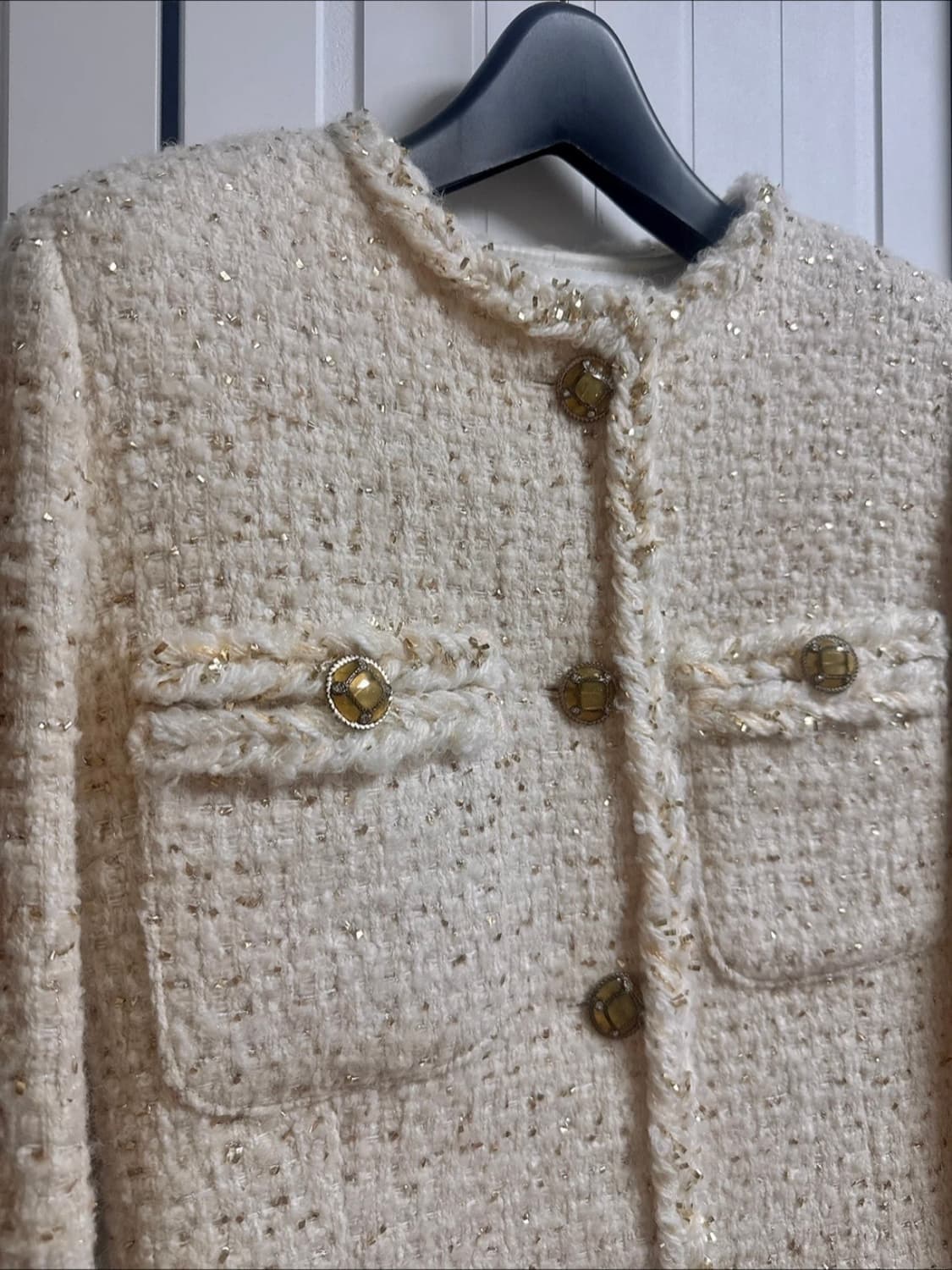 더로랑 트위드 자켓 S 새상품급 상품이미지8