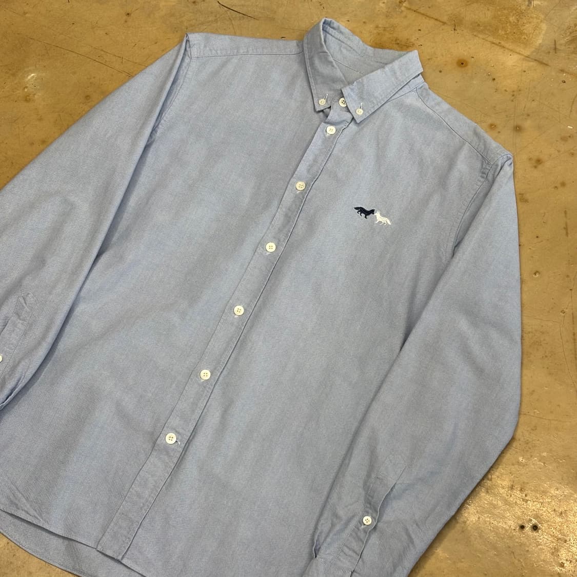 40 메종키츠네 폭스로고 셔츠 상품이미지1