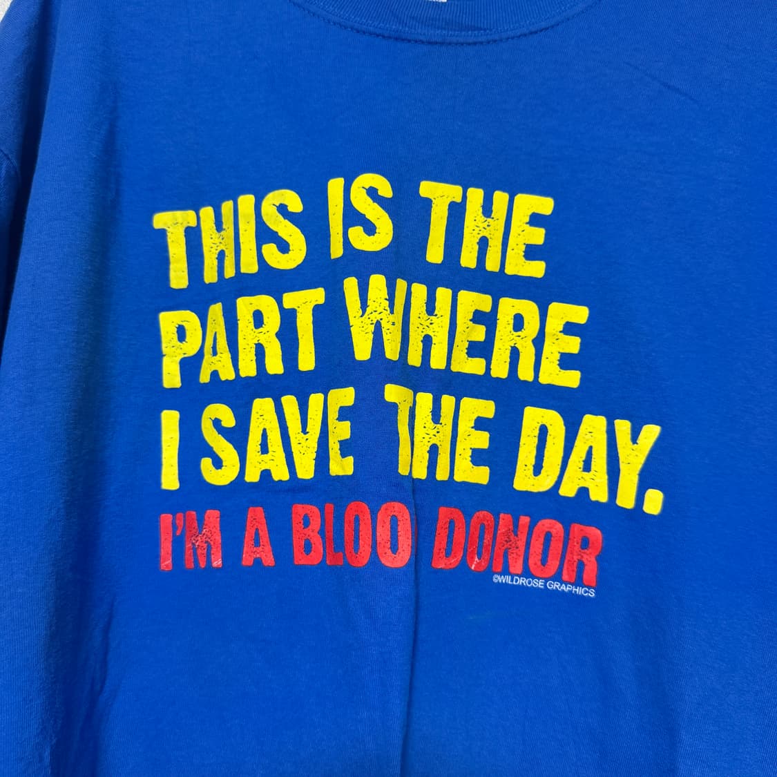 포트앤컴퍼니 블루 그래픽 반팔 XL 상품이미지3