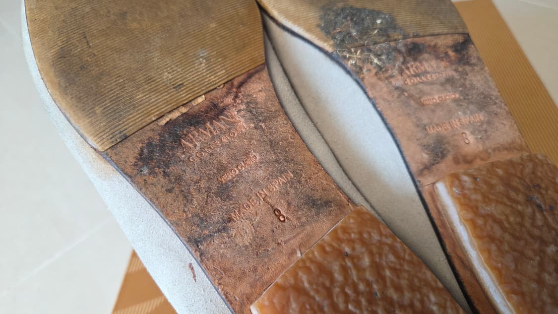 아르마니 꼴레지오니 스웨이드 펀칭 로퍼  상품이미지6