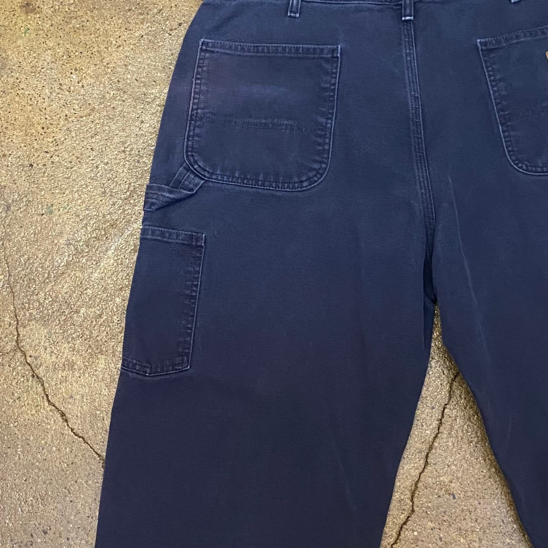 칼하트 네이비 싱글니 워크팬츠 상품이미지7