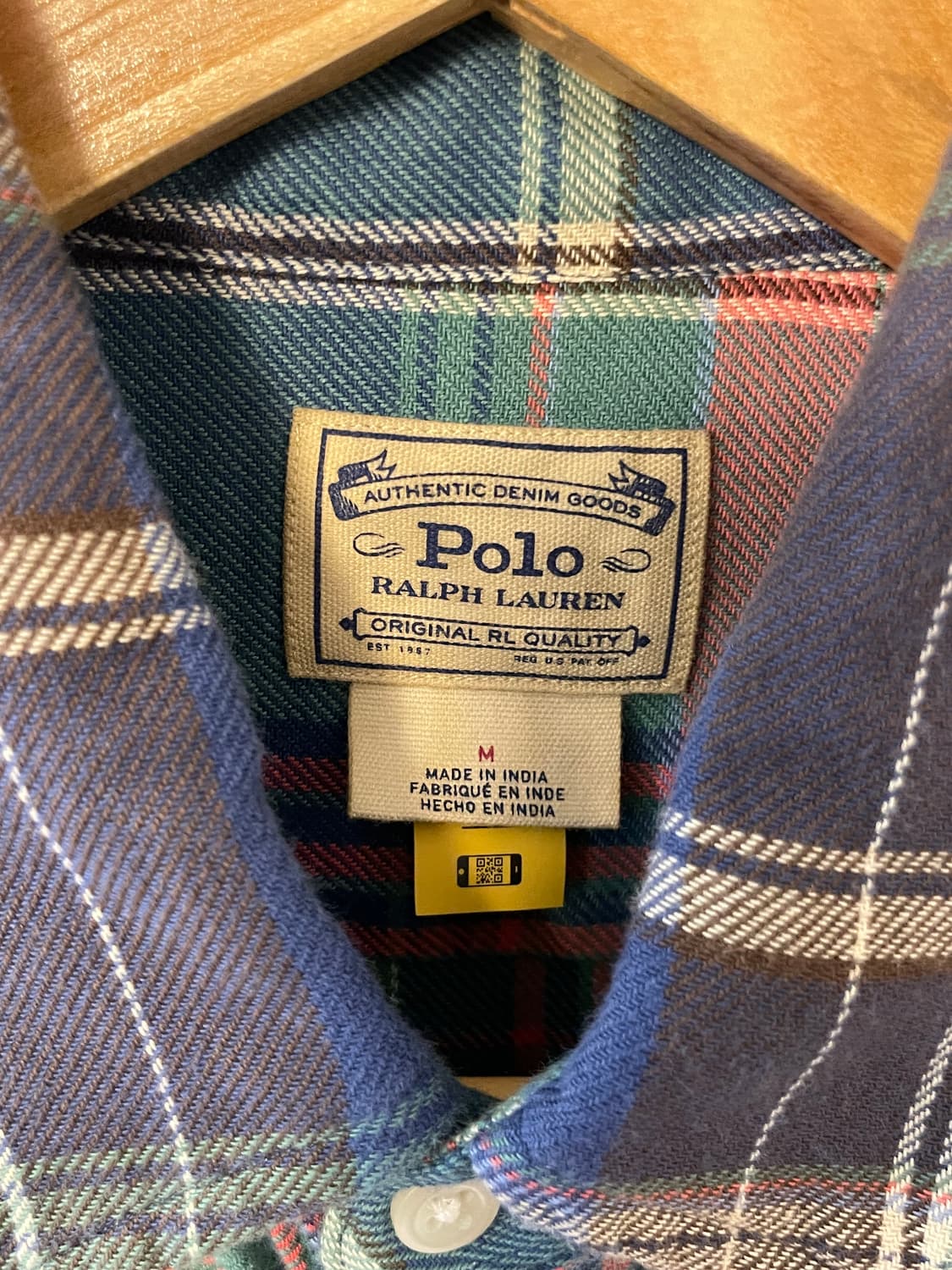 폴로 어센틱 체크 셔츠  상품이미지7