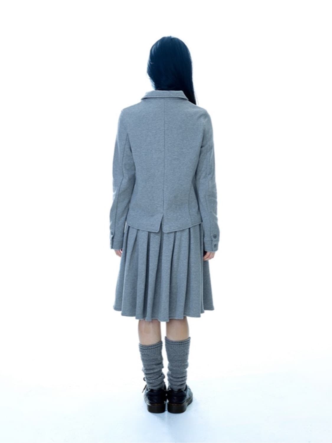 코이세이오 코지 셋업 멜란지 그레이 [2사이즈] 상품이미지3