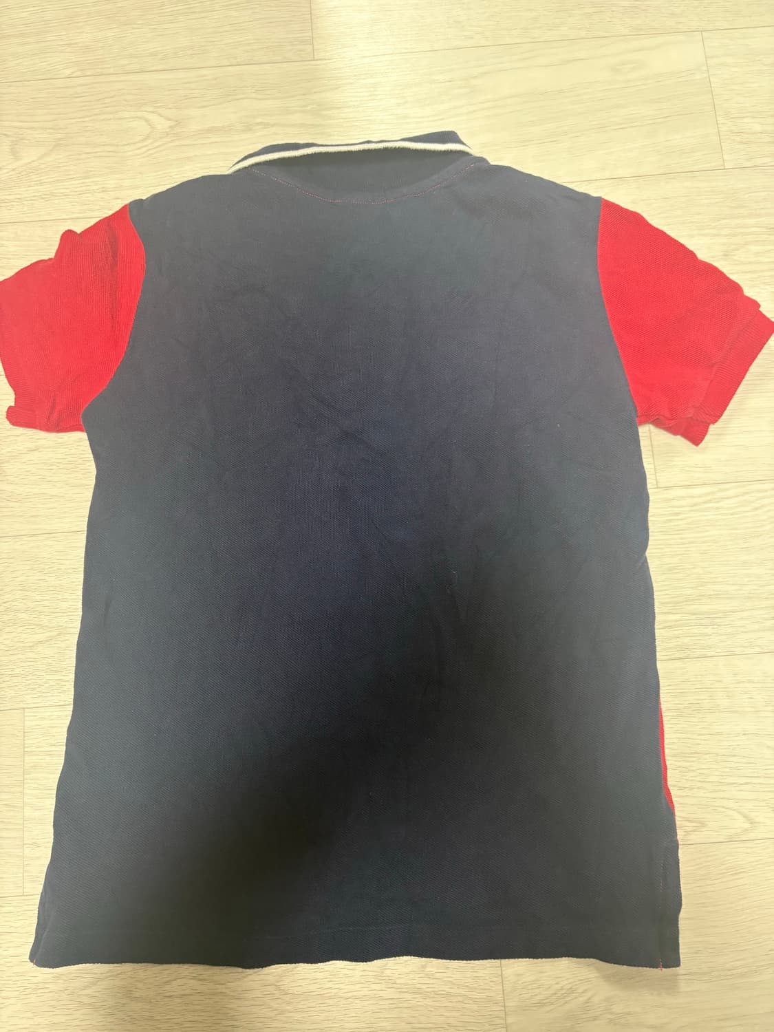 폴로 딱붙핏 성조기 카라티 반팔 상품이미지2