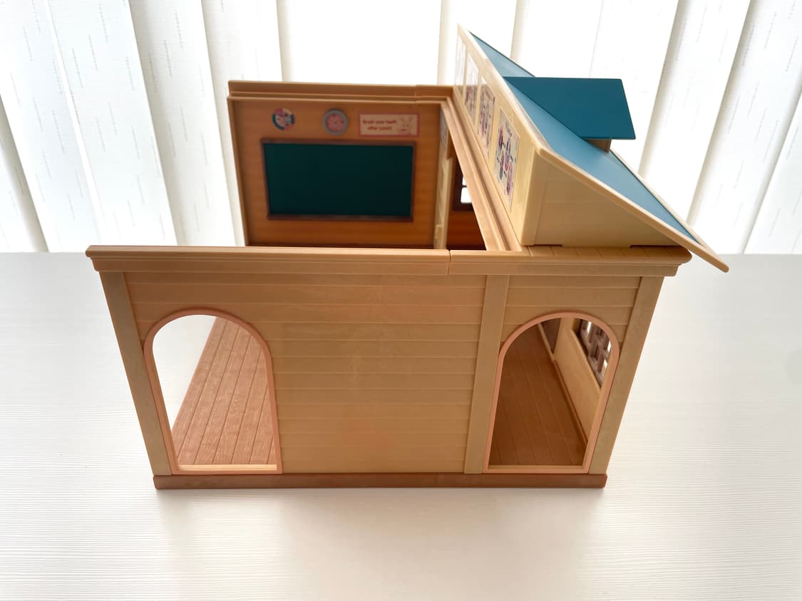 희귀 실바니안 올드 숲속의 학교 통나무 세트 상품이미지5