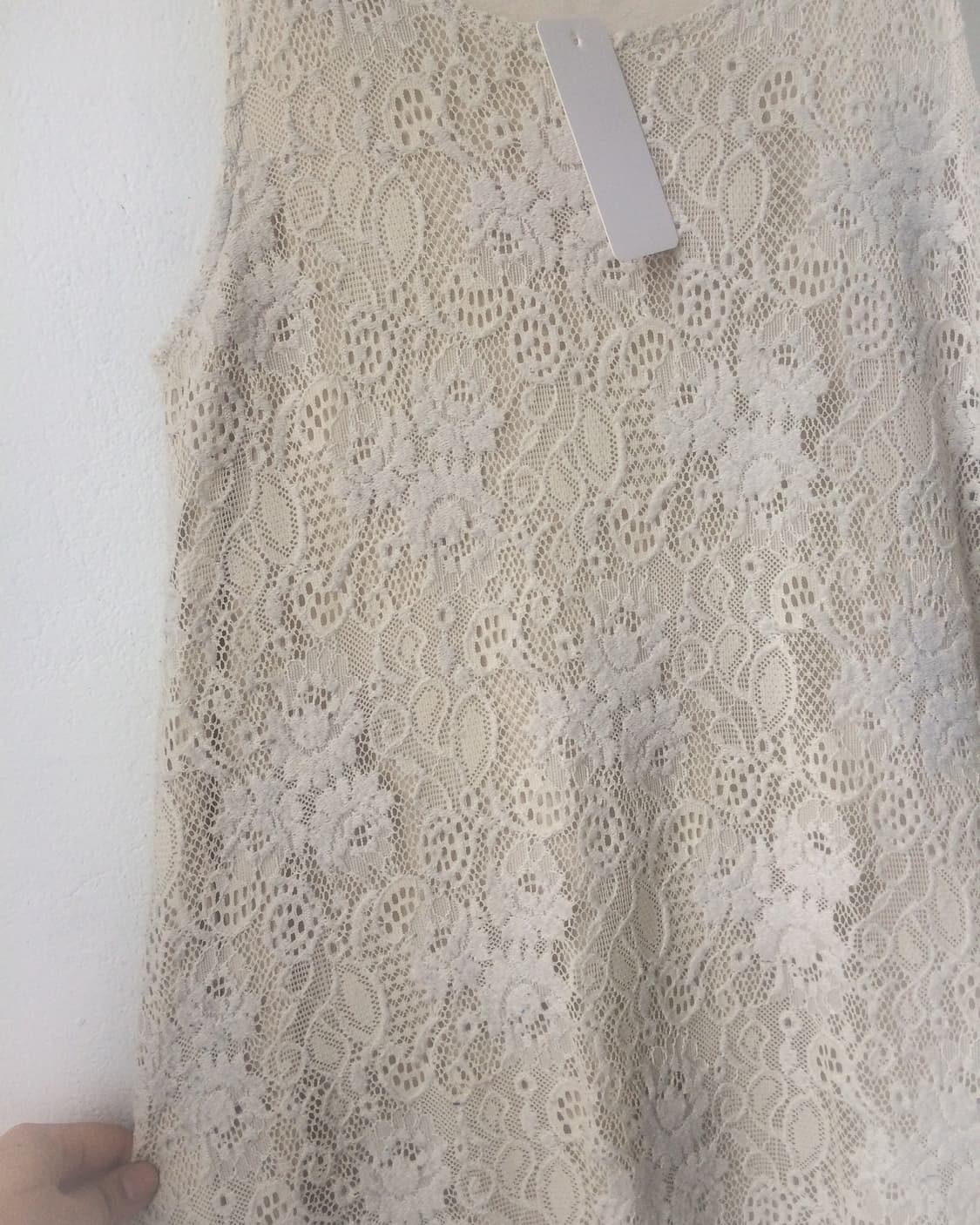 Pattern point crochet sleeveless 상품이미지5