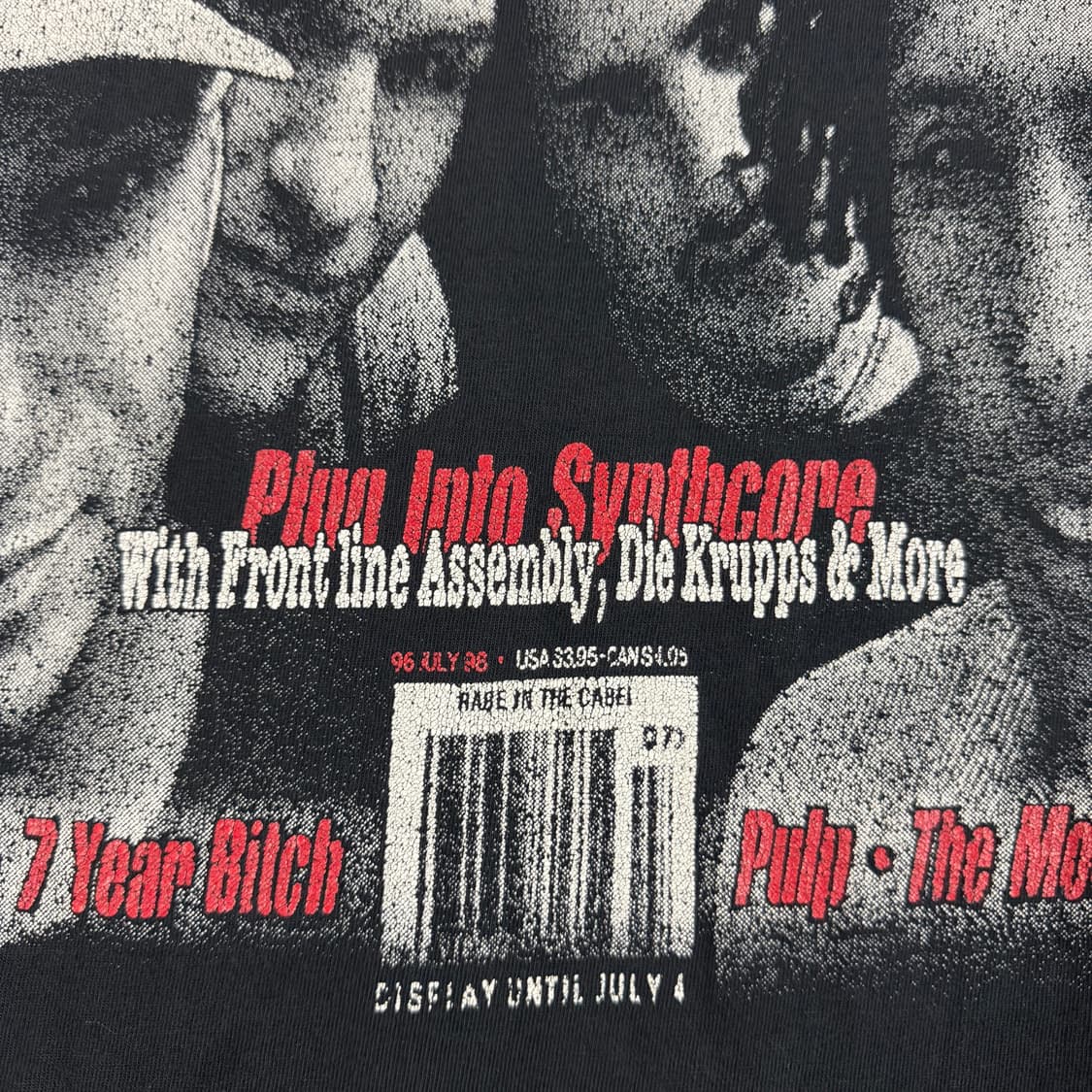 빈티지 90s 레이지어게인스트더머신 RATM 매거진 커버 티셔츠 상품이미지7