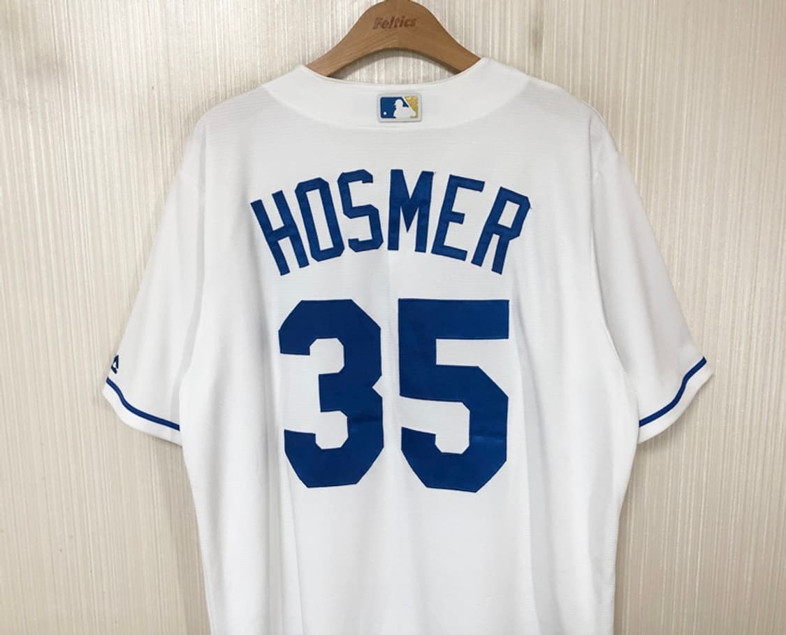 MLB 마제스틱 캔자스시티로얄스 홈유니폼/져지 L #35 에릭호스머 상품이미지9