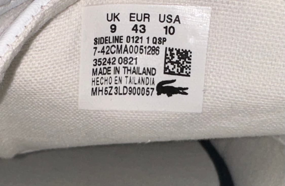 라코스테 사이드라인 스니커즈 275 상품이미지3