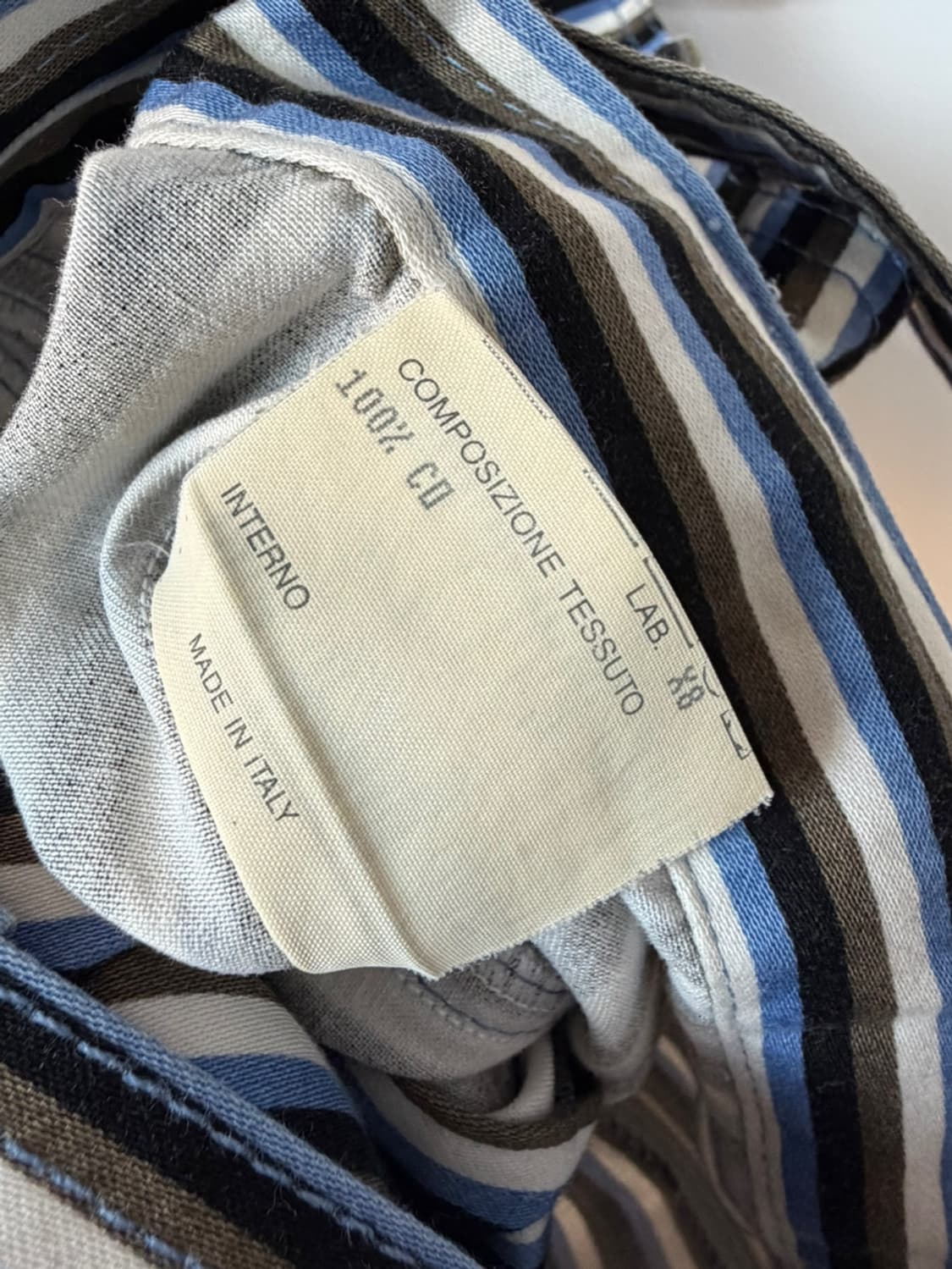 펜디 스트라이프 크롭 베스트 상품이미지6