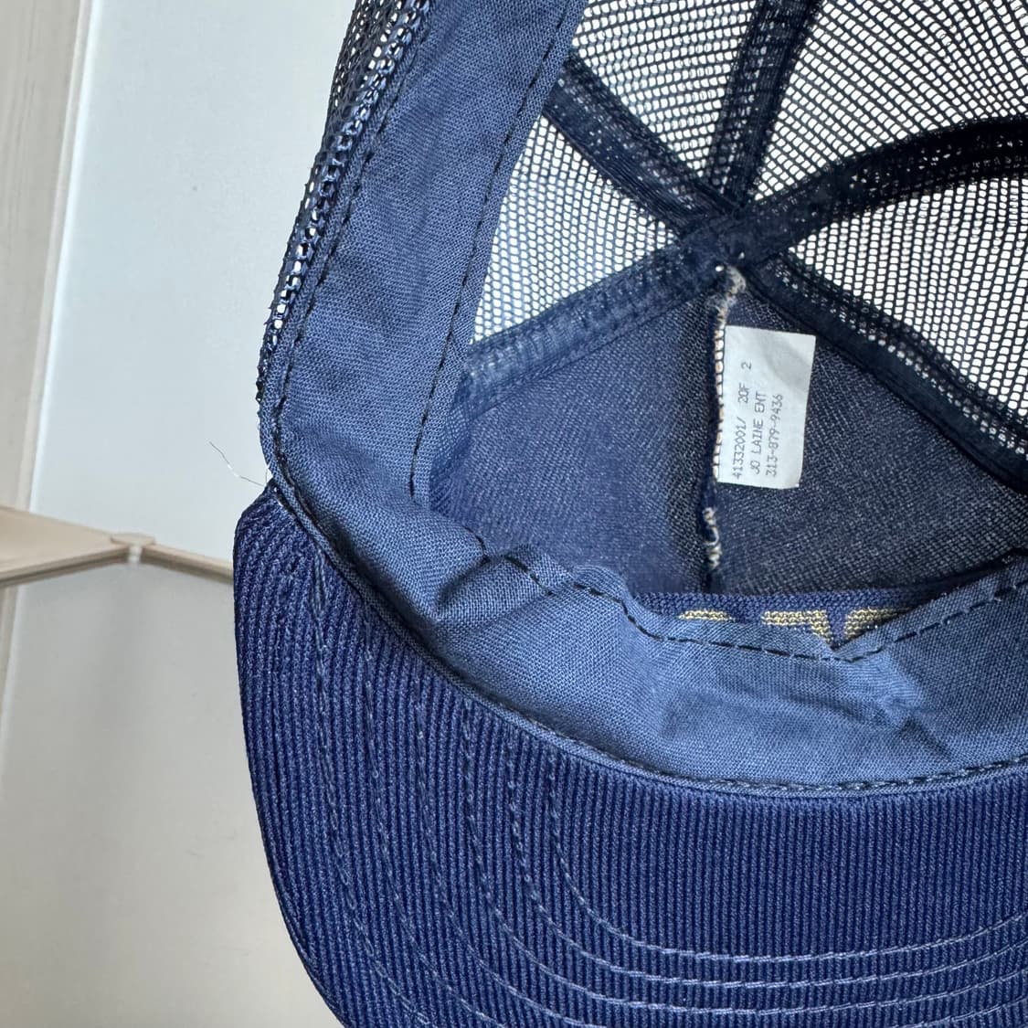 USA 빈티지 모자 볼캡 vintage cap 트러커 메쉬 네이비 상품이미지6