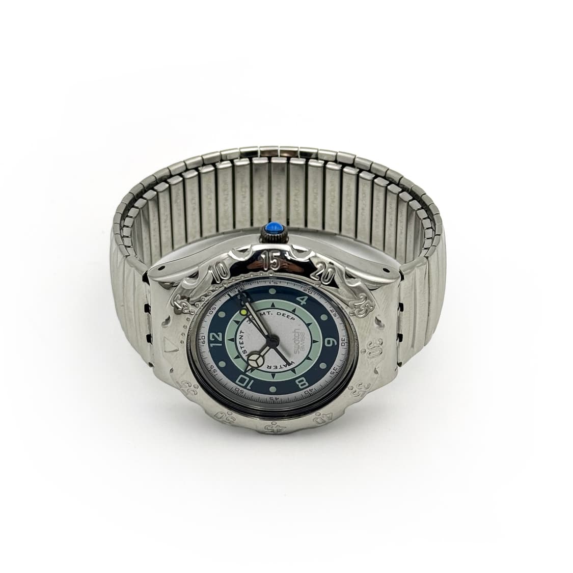 94년판)빈티지 스와치 아이러니 다이버 green coral 상품이미지4