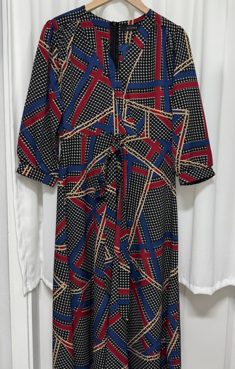 clizy 패턴 끈원피스 상품이미지8