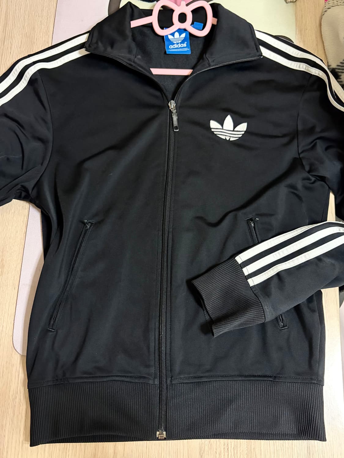 아디다스 블랙 트랙탑 져지 상품이미지1