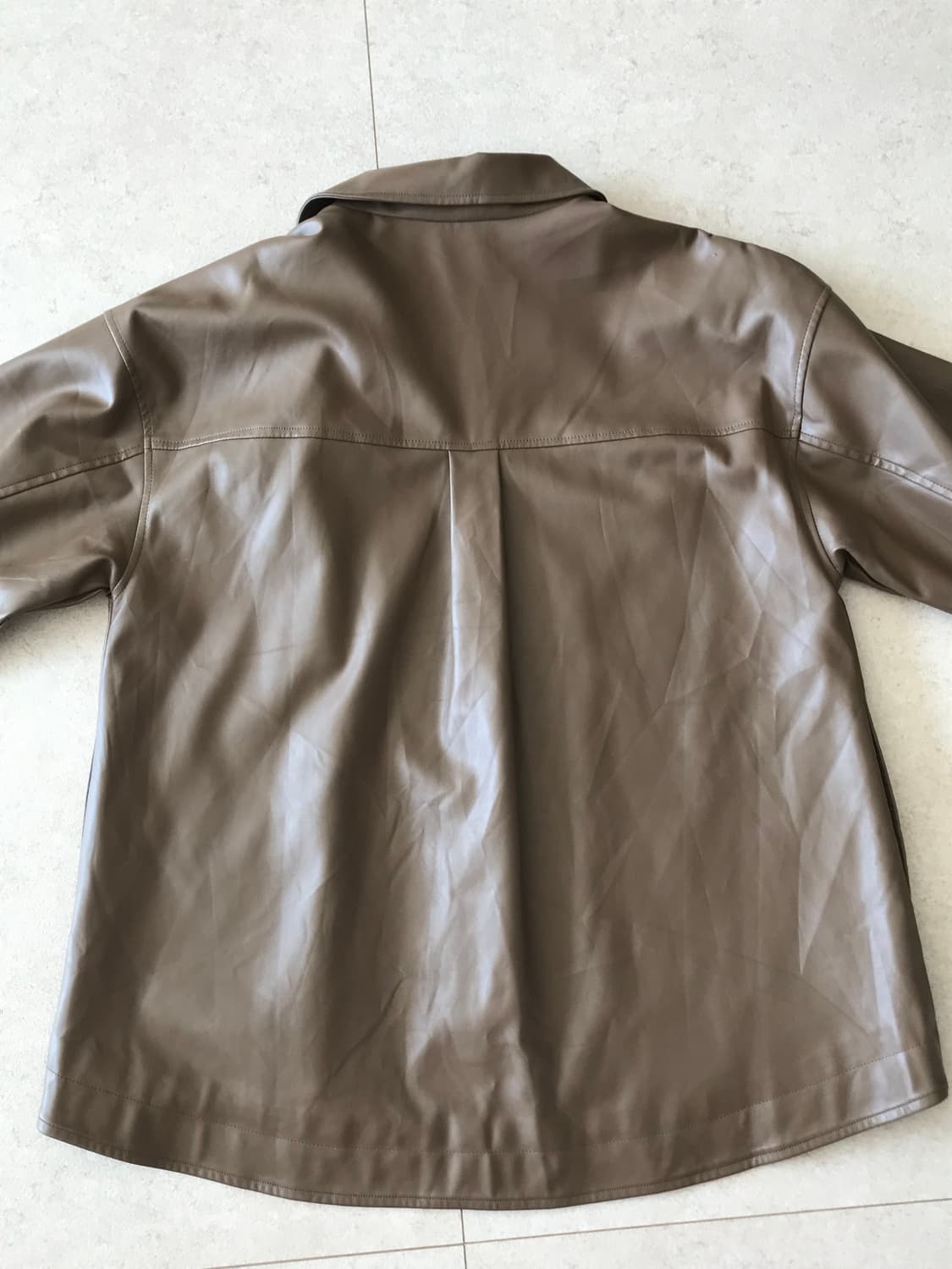 어스뮤직 프리미엄라벨 초코 브라운 카라 포켓 자켓 상품이미지6