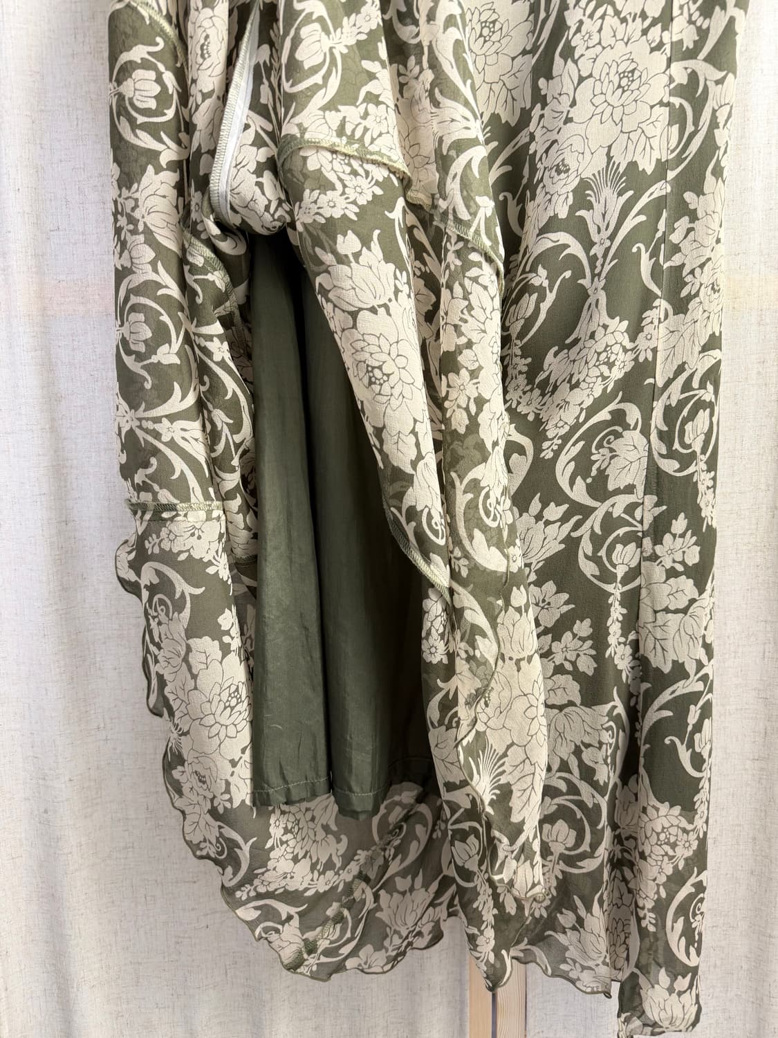 Hane ka 퓨어 실크 스커트 상품이미지7