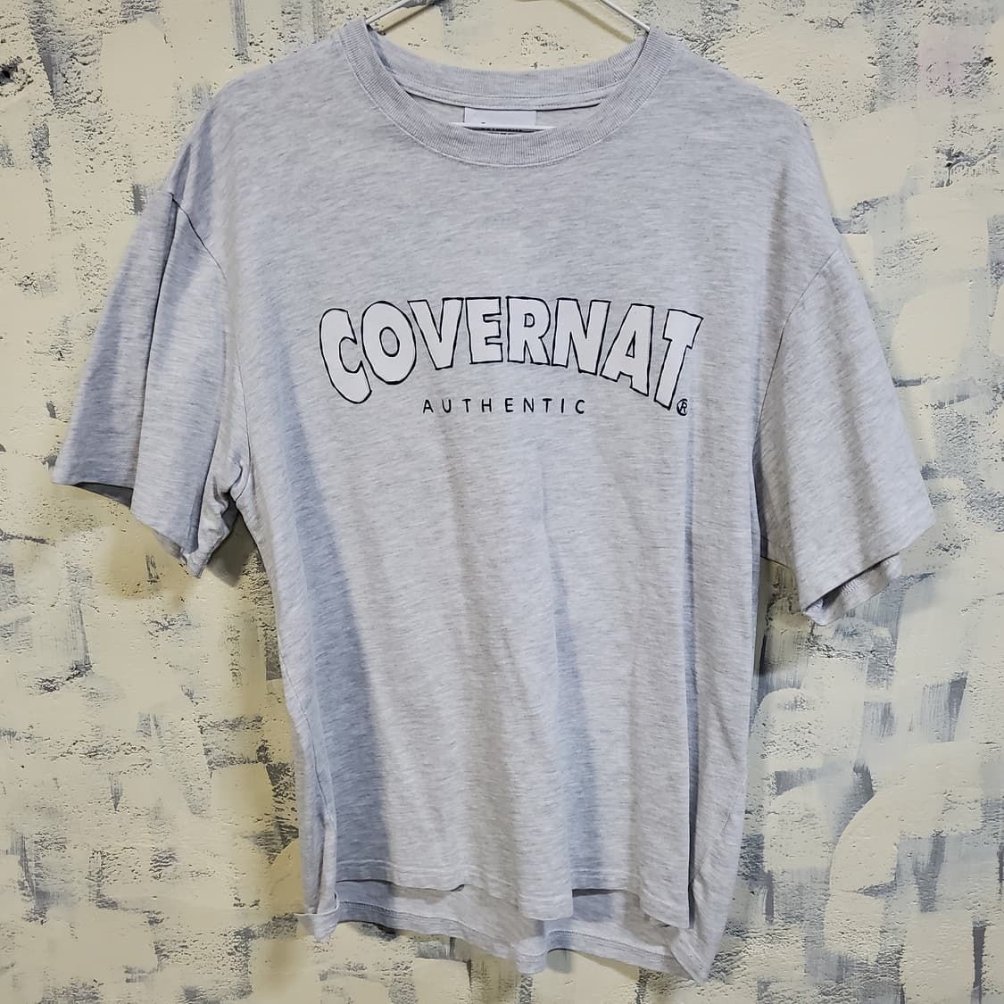 커버낫 빅로고 라운드 반팔 티  상품이미지1