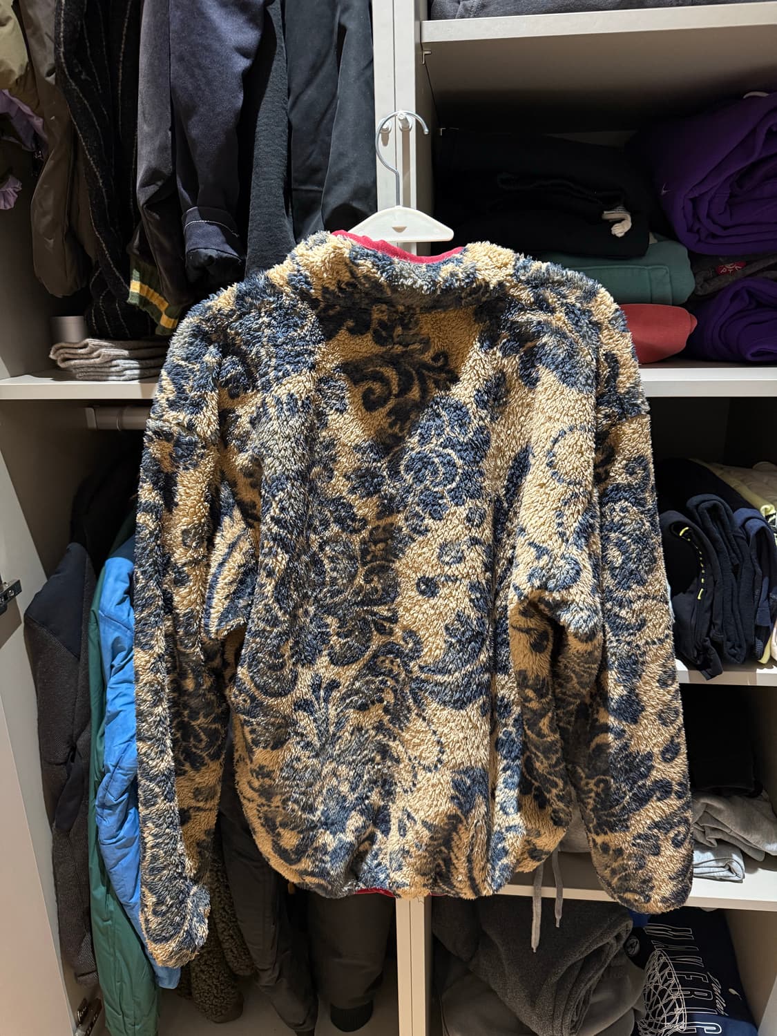 캐피탈 다마스크 반집업 후리스 상품이미지3