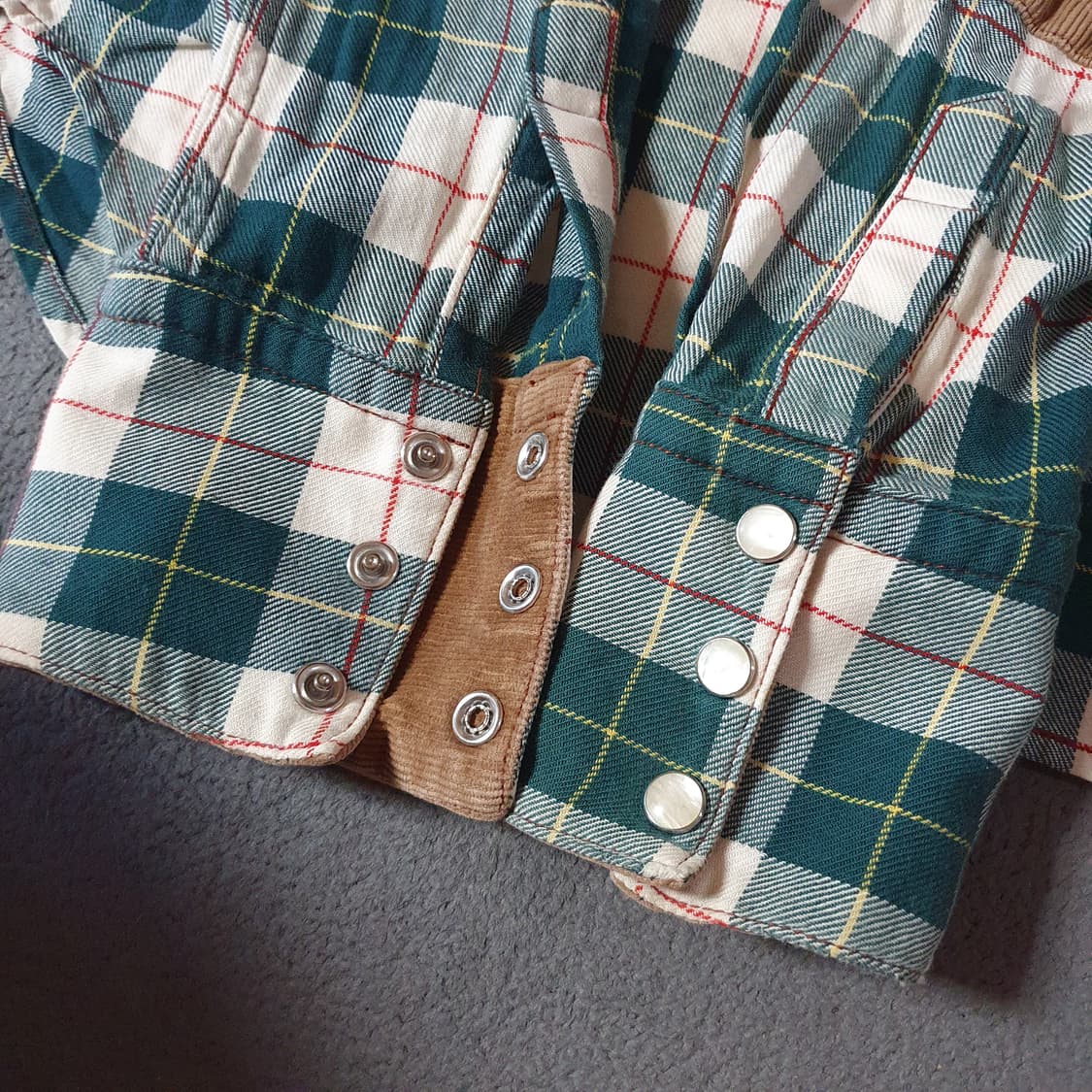 폴로 여성 웨스턴 체크 셔츠 S 상품이미지8