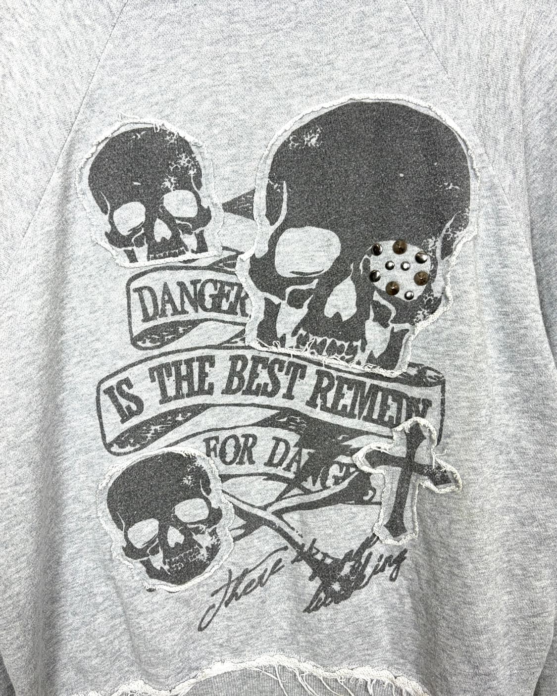 GHOST OF HARLEM Stud Hooded Zip-Up 상품이미지5