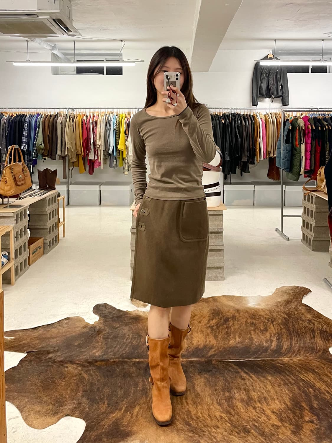 CHRISTIAN DIOR wool wrap skirt 디올 울 랩스커트 상품이미지8