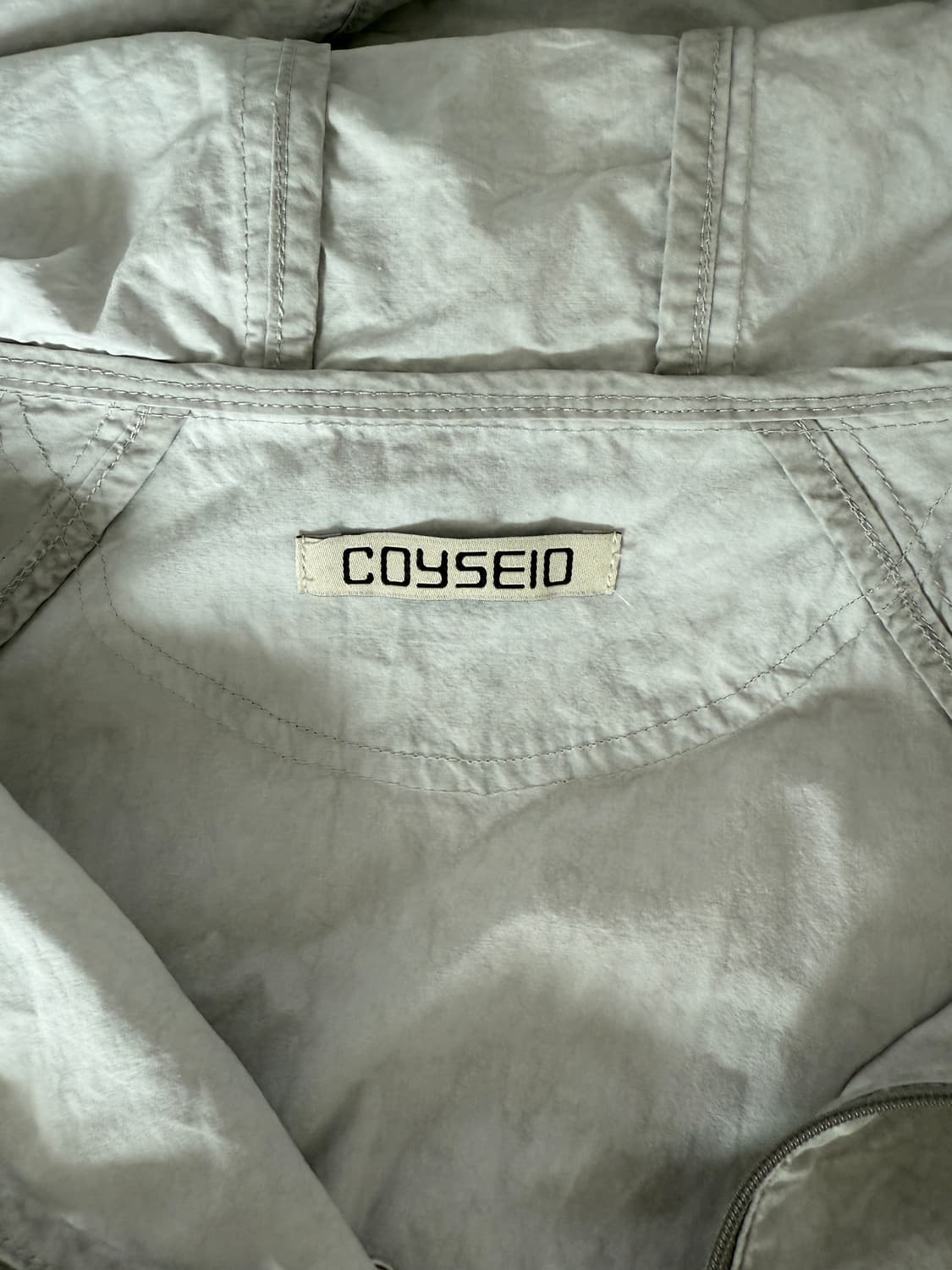 코이세이오(Coyseio) 00 바람막이 자켓(Light Gray) 상품이미지8