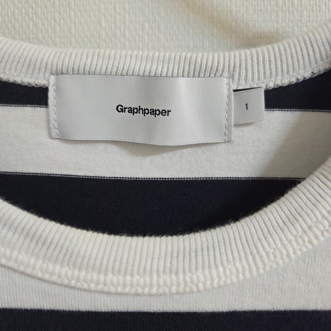 (1) 그라프페이퍼 스트라이프 롱슬리브 판매합니다. 상품이미지2