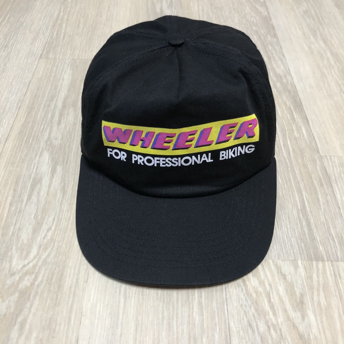 (ONE SIZE) 휠러 바이크 샵 WHEELR 올드스쿨 5패널 스냅백 상품이미지1