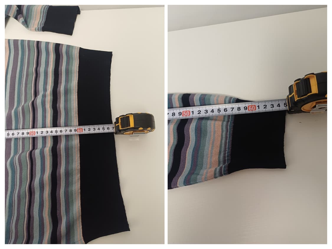 Paul Smith London 빈티지 멀티 스트라이프 울 니트[M] 상품이미지9