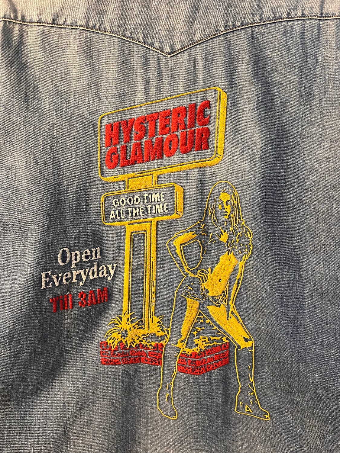 HystericGlamour 히스테릭글래머 데님셔츠 상품이미지2