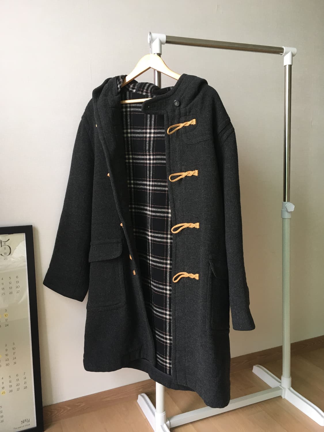 빈티지 오버핏 더플코트 상품이미지5