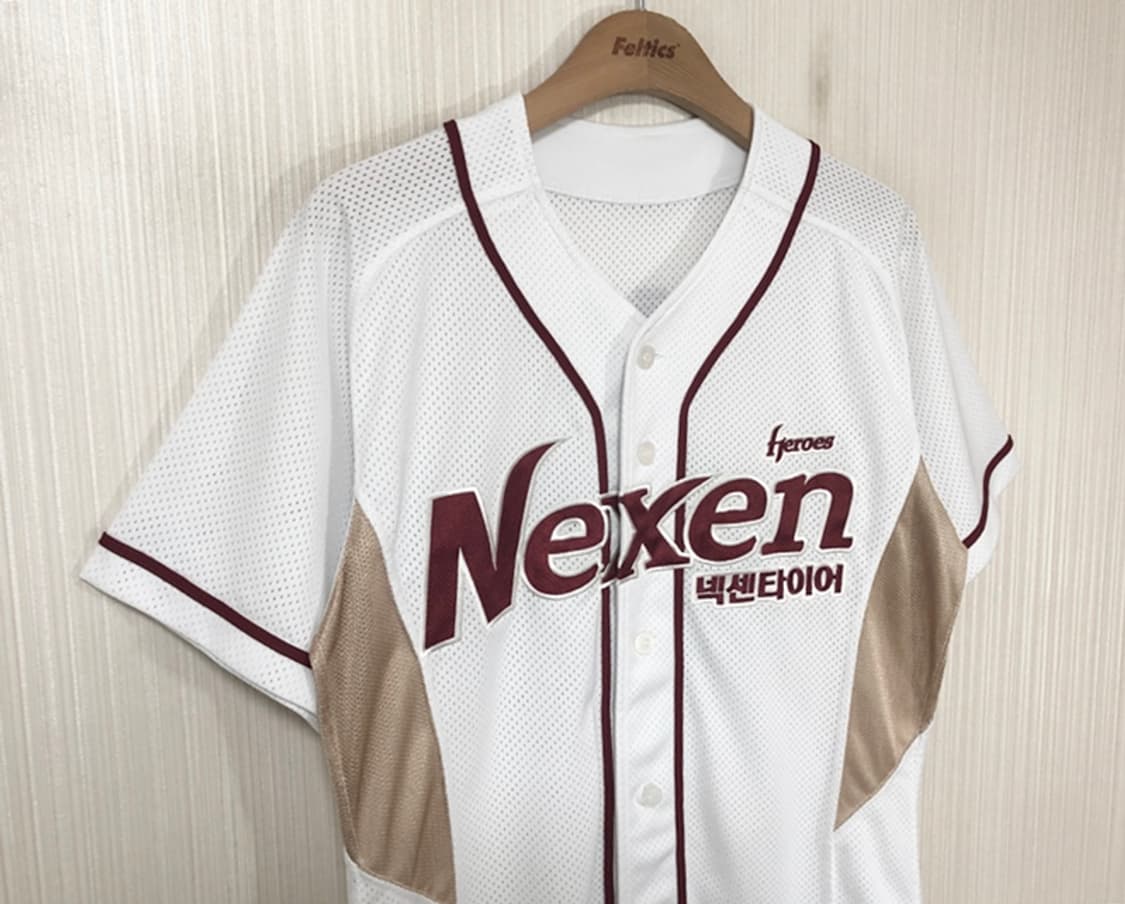   KBO 위팬 넥센(키움)히어로즈 홈유니폼/져지 95 #61 유한준 상품이미지4