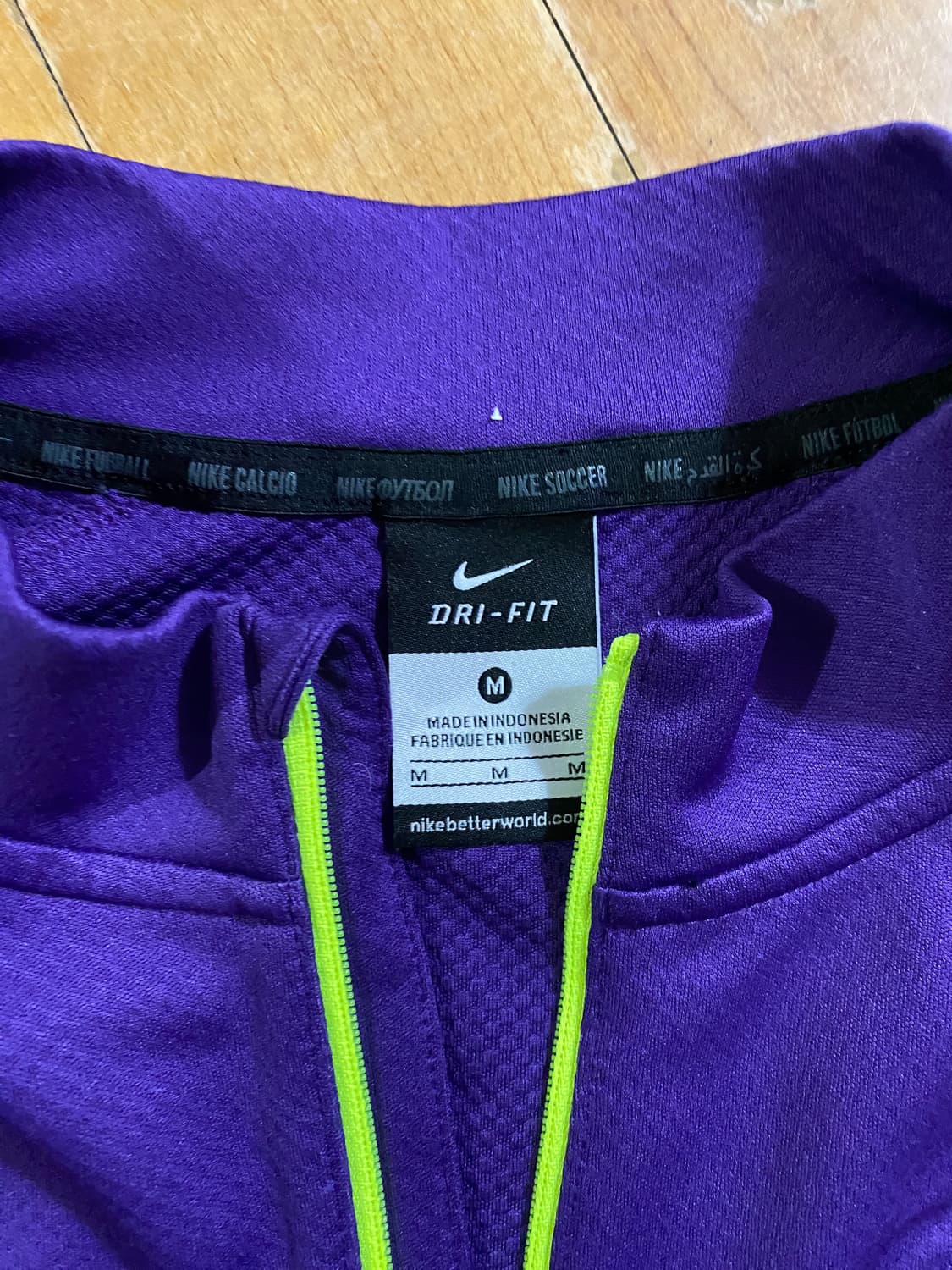 나이키 맨시티 하프집업 져지 M (100) 상품이미지2