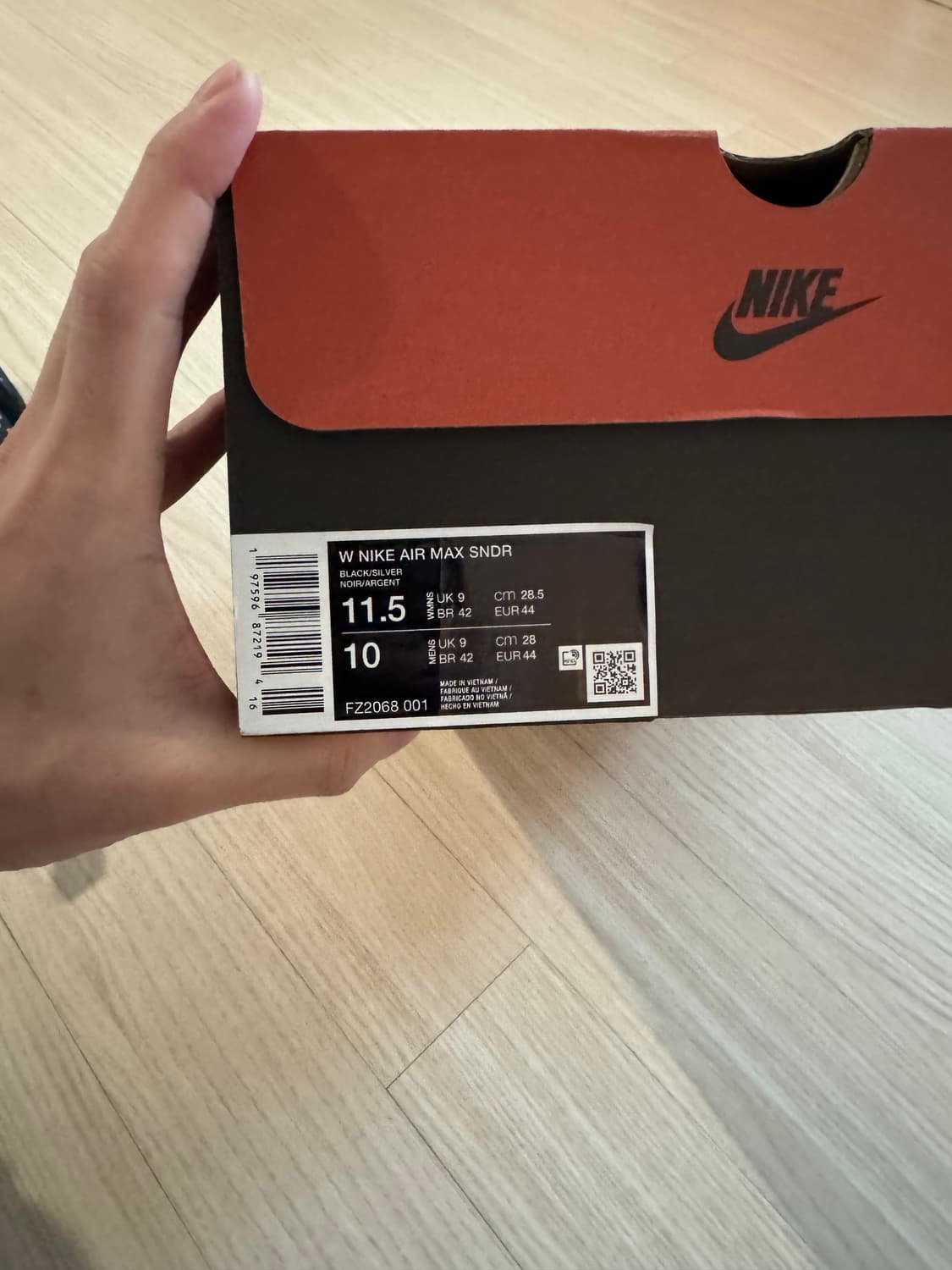 나이키 에어맥스 sndr 블랙 280  상품이미지2