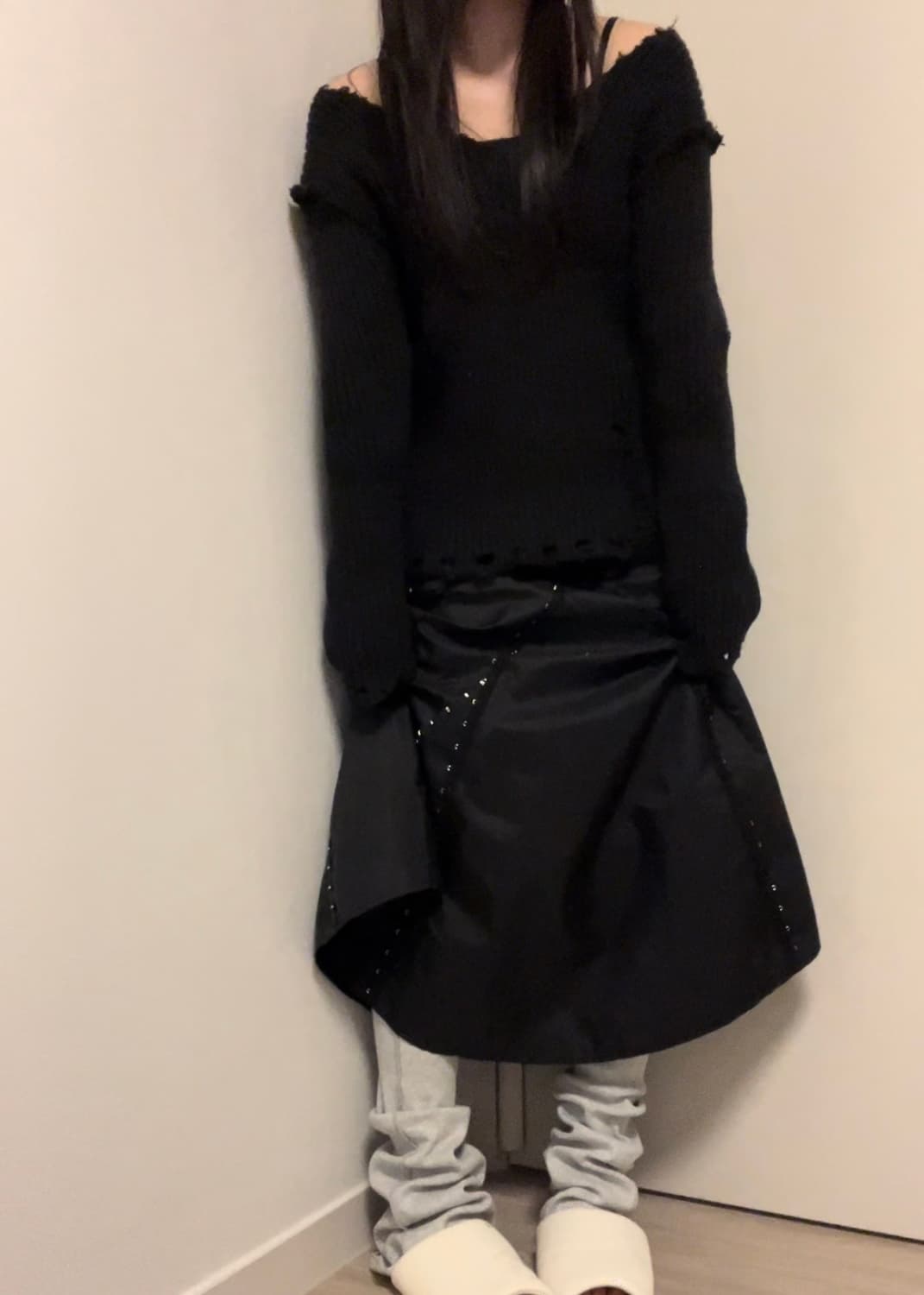 grey training leg warmer 상품이미지4