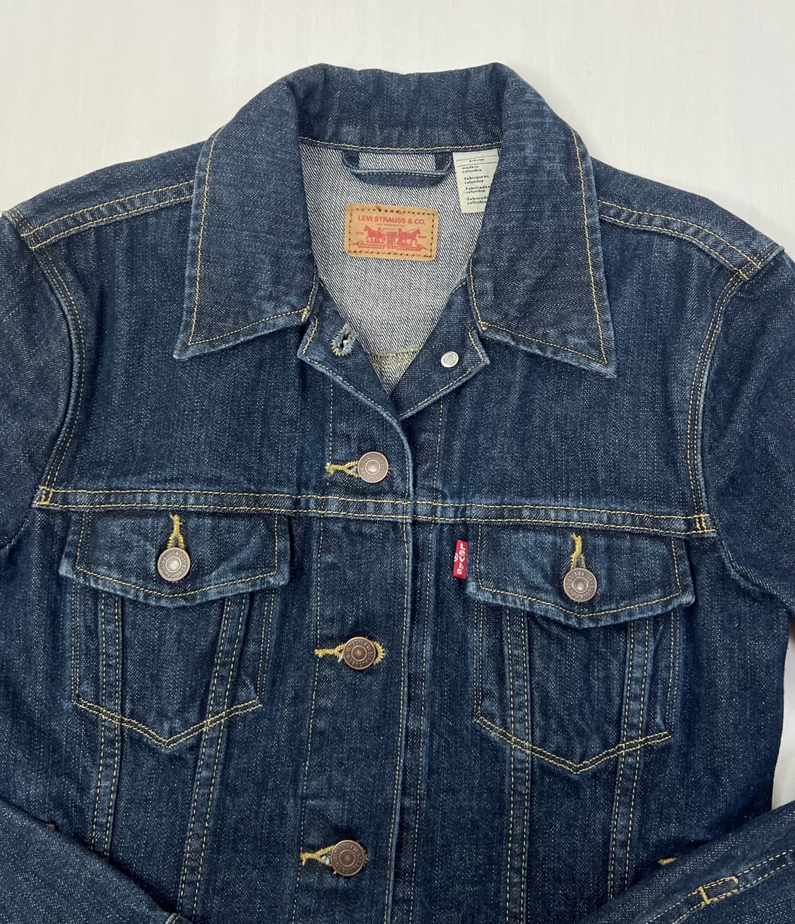 리바이스 데님 트러커 청자켓 여성 S 상품이미지3