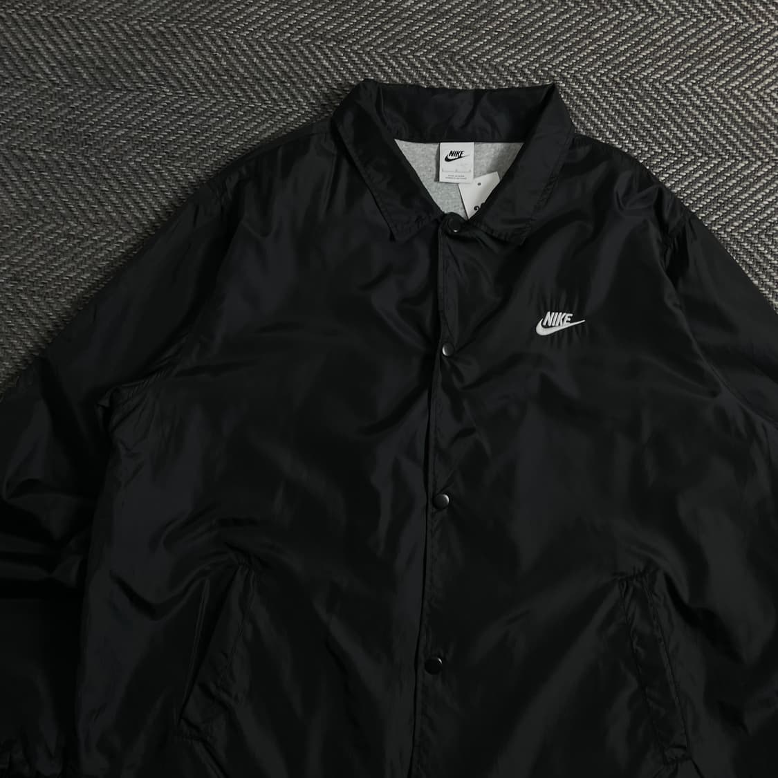 나이키 클럽 우븐 코치 자켓 블랙o 3916 상품이미지4