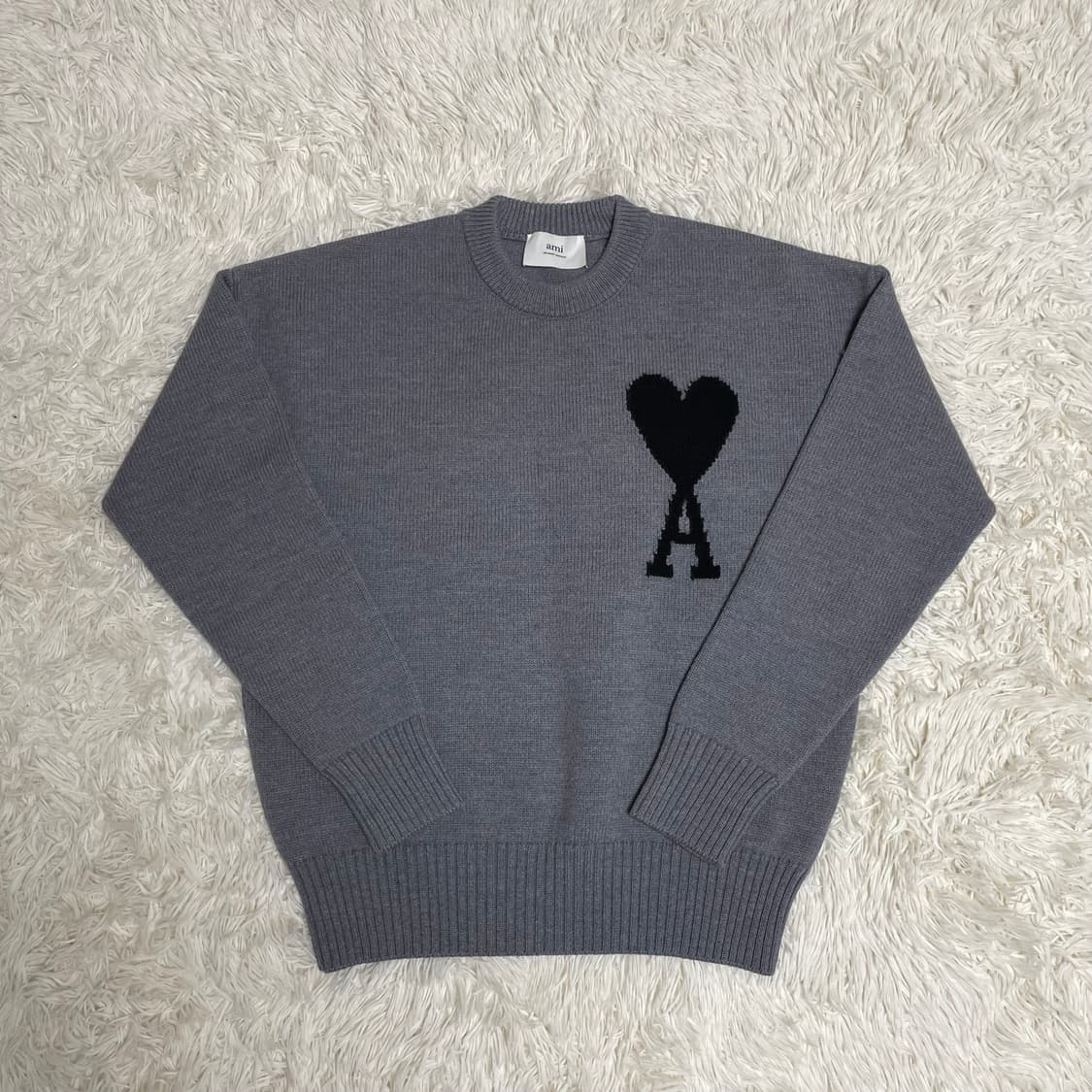 아미 하트 빅로고 니트 상품이미지2
