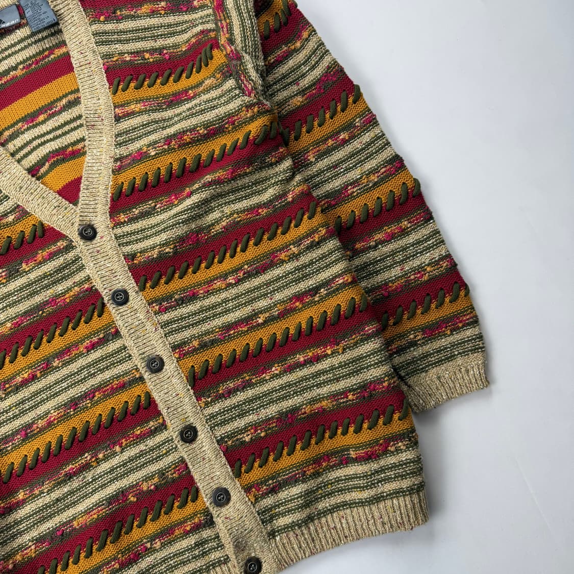 Vintage liz wear 케이블 니트 가디건 상품이미지4