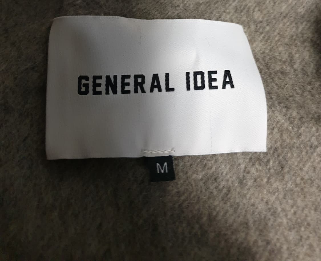 제너럴아이디어 핸드메이드 울100% 라운드 자켓 (M) 상품이미지4