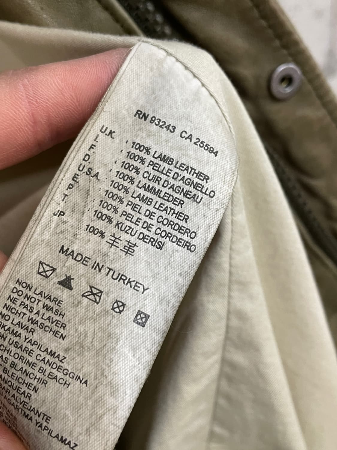 디젤 유틸리티 양가죽 자켓 상품이미지10