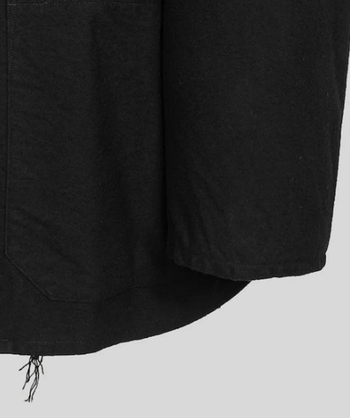 코모리 25FW cotton Flannel Jaket - Black 상품이미지4