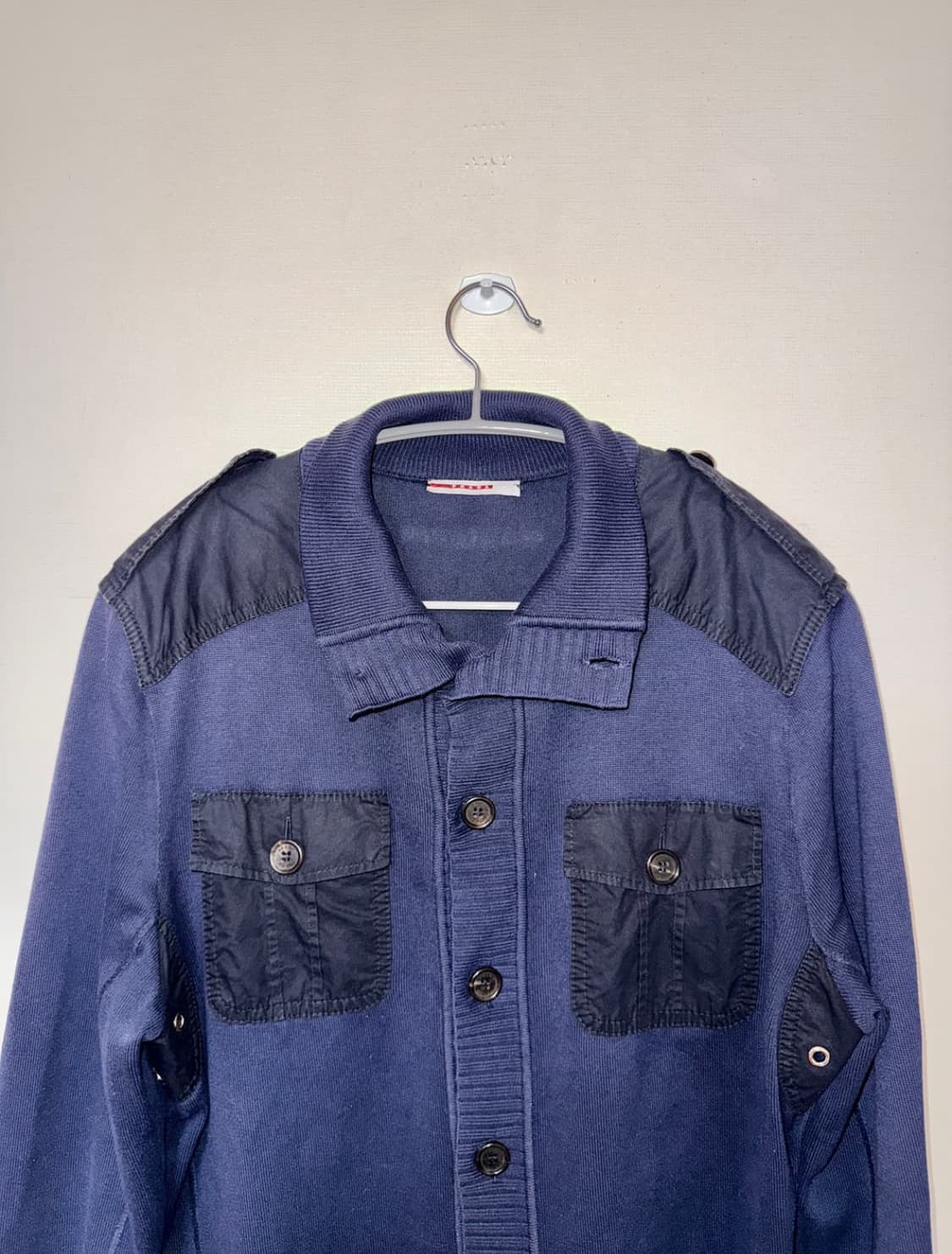 프라다 스포츠 하이넥 가디건 M 상품이미지2